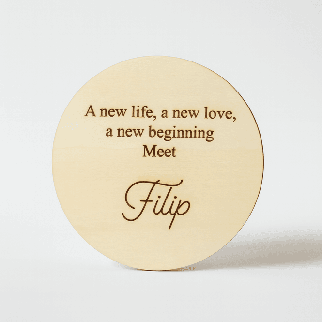 Hovedbilde Et nytt liv – personlig treskilt