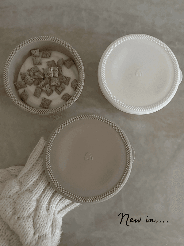 Lekksikkert lokk til BUBBLES grøt/middagsskål - VELG FARGE 