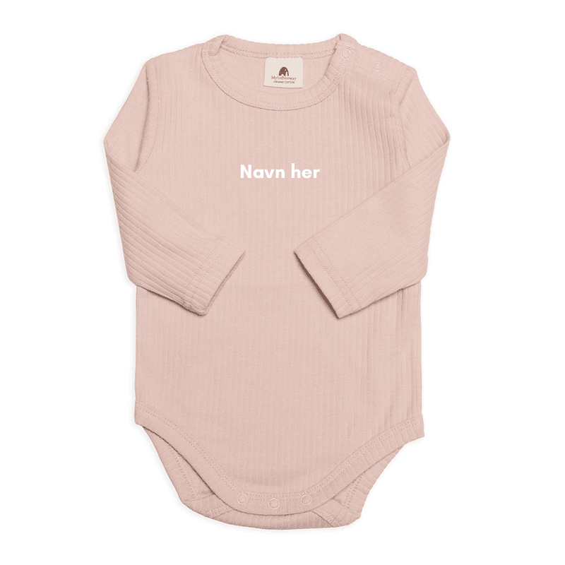 My1 body i rib med knapp - VELG FARGE